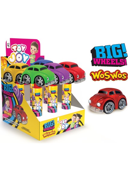 Toy Joy Big Wheels Woswos 15 gr x 6 Adet