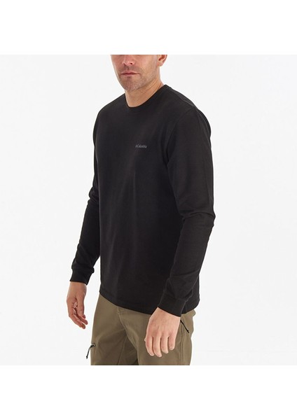Csc M Basic Sm Logo Ls Tee Siyah Erkek Tişört CS0354-010 fırsatları