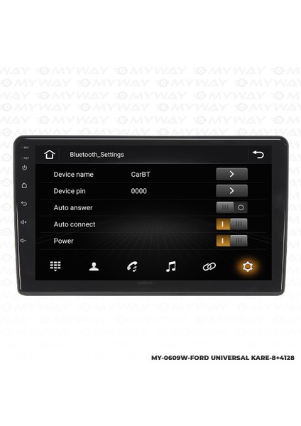 Ford Kuga Android 12 Multimedya Carplay 4gb RAM+64GB HDD 2008-2012 Navigasyon Ekran modelleri