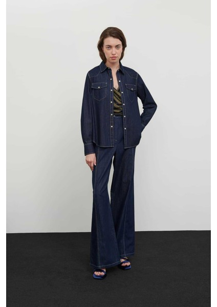Denim Cepli Gömlek Lacivert K2413526_015 modelleri