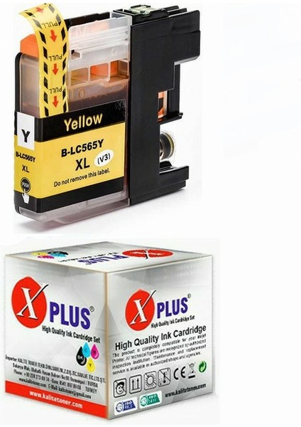 Brother LC-565XL Sarı MFC-J3720 Yüksek Kapasite Ithal Muadil Kartuş 1.500 Sayfa