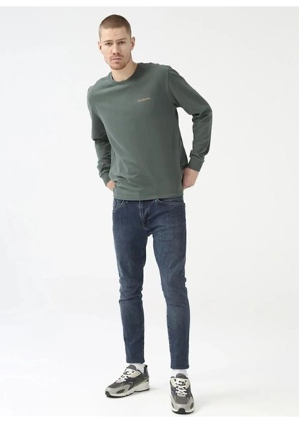 Csc M Basic Sm Logo Ls Tee Yeşil Erkek Tişört CS0354-353 modelleri