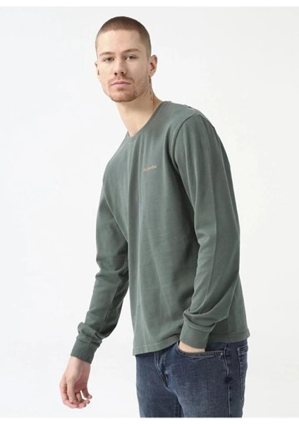 Csc M Basic Sm Logo Ls Tee Yeşil Erkek Tişört CS0354-353 fırsatları