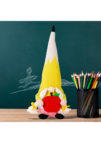 Cüce Bebek Cüce Öğrencilerin Okul Sezonu Masa Dekoru Hediyesi Için, B (Yurt Dışından)