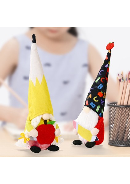 Cüce Bebek Cüce Öğrencilerin Okul Sezonu Masa Dekoru Hediyesi Için, B (Yurt Dışından)