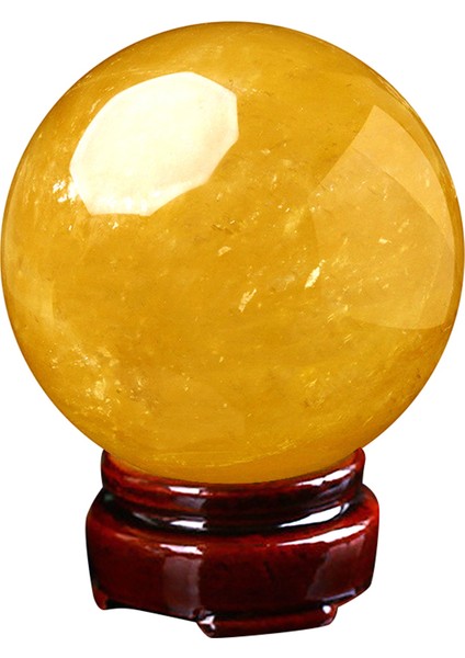 Transfer Topu Şanslı Sarı Kristal Top Yedi Yıldız Dizisi Dekorasyonu (Yurt Dışından)