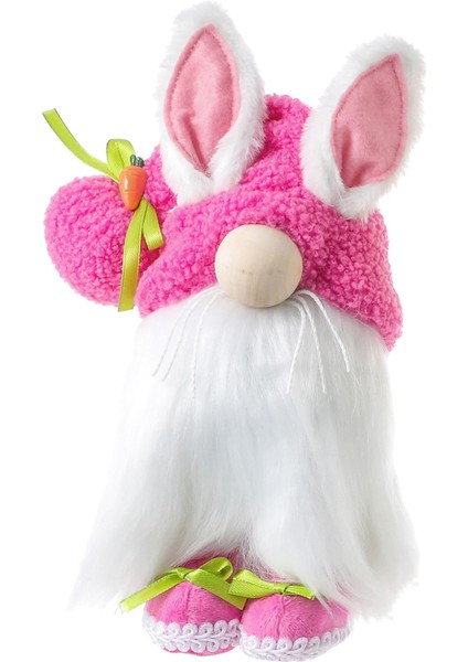 Easter Bunny Long Ears Faceless Doll Goblin Cüce Oyuncak Holiday Home C (Yurt Dışından)
