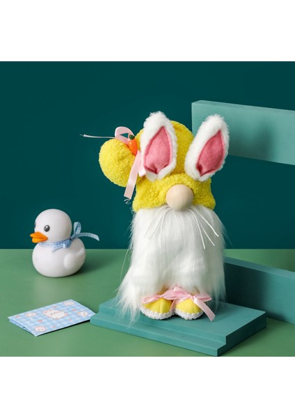 Easter Bunny Long Ears Faceless Doll Goblin Cüce Oyuncak Holiday Home C (Yurt Dışından) indirimleri