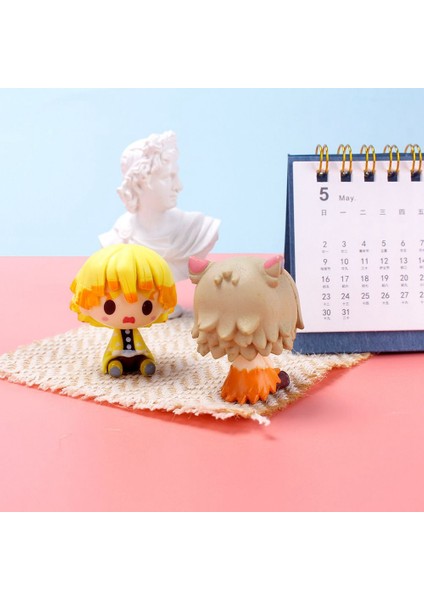 4 Parça Posket Kamado Tanjirou Doll Ghost Killing Blade Karakteri (Yurt Dışından)