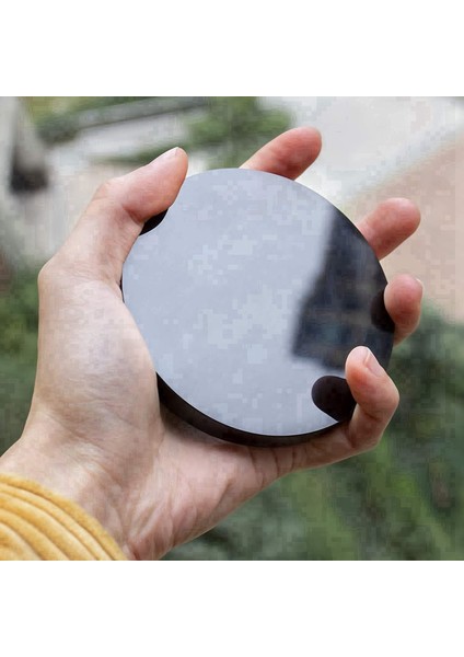 Standlı Obsidyen Pürüzsüz Doğal Kristal Ev Dekorasyonu 80MM (Yurt Dışından)