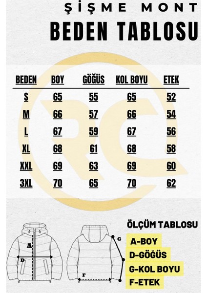 Erkek   Rüzgar Geçirmez Kapüşonlu Kışlık Spor Şişme Mont RQDM-190