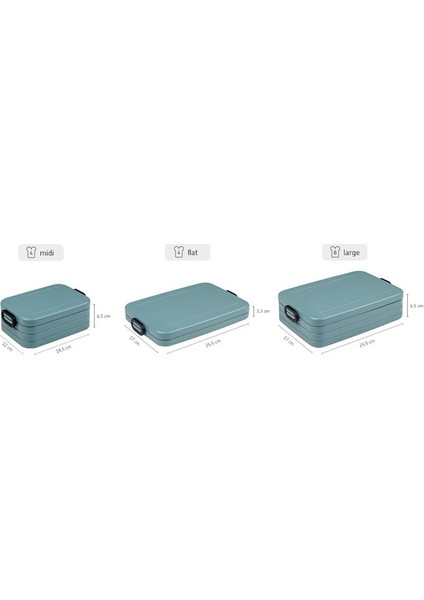 Lunch Box Take A Break Flat Portatif Beslenme Kabı 800 ml