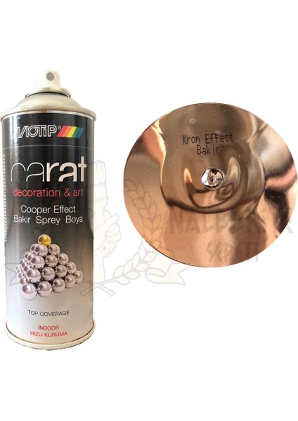Carat Sprey Boya Krom Bakır Efekt 400 ml