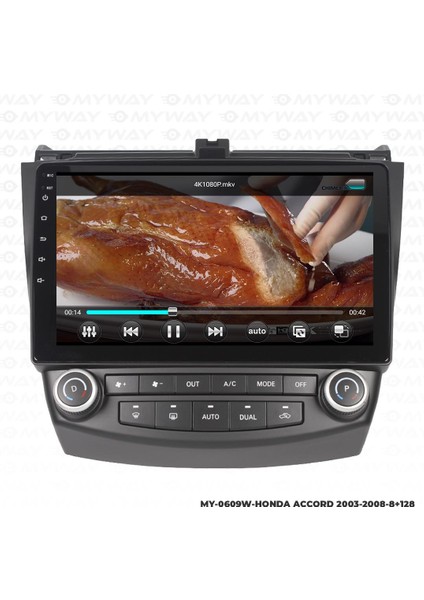 Honda Accord Android 12 Multimedya Carplay 4gb RAM+64GB HDD 2003-2008 Navigasyon Ekran fiyatları