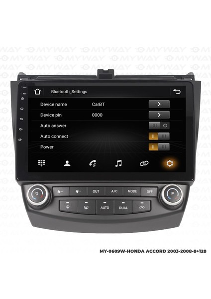 Honda Accord Android 12 Multimedya Carplay 4gb RAM+64GB HDD 2003-2008 Navigasyon Ekran fırsatları