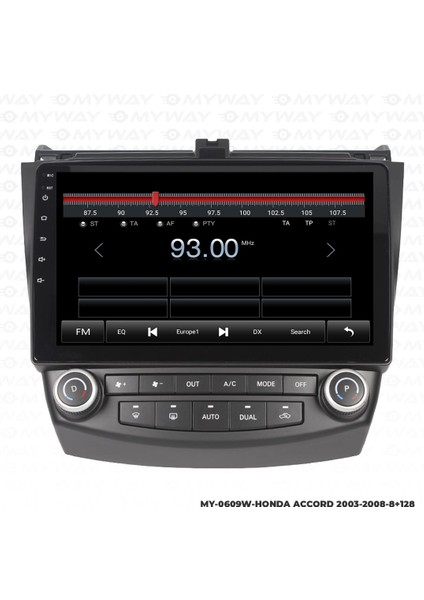 Honda Accord Android 12 Multimedya Carplay 4gb RAM+64GB HDD 2003-2008 Navigasyon Ekran indirimleri