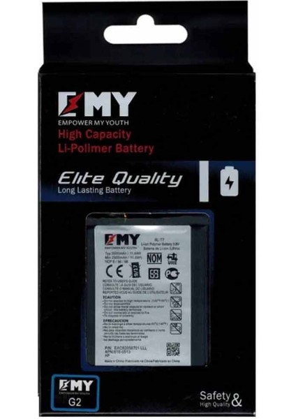 Lg G2 Bl-T7 Uyumlu Emy Batarya