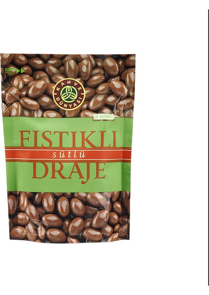 Kahve Dünyası Antep Fıstıklı Draje Sütlü Çikolatalı 120 gr