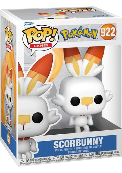 Pop 69081 Pokemon Scorbunny Figür No: 922