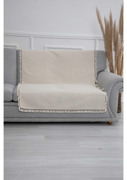 Kenarları Saçaklı Koltuk Şalı 90 x 170,KS-3