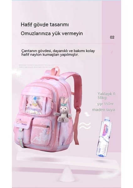 Buzdolabı Kapı Bataklık Tasarım Karikatür Okul Kız Öğrenci Tatlı Prenses Fan Sırt Sınıflar Için 4-6 Çanta (Yurt Dışından) modelleri