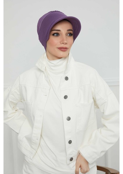 Siperlikli Penye Şapka Bone,b-73
