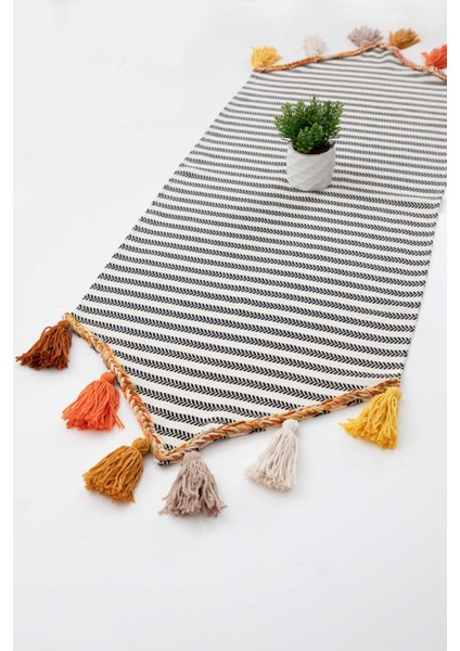Çizgili Desen Runner 140 x 40,R-54B