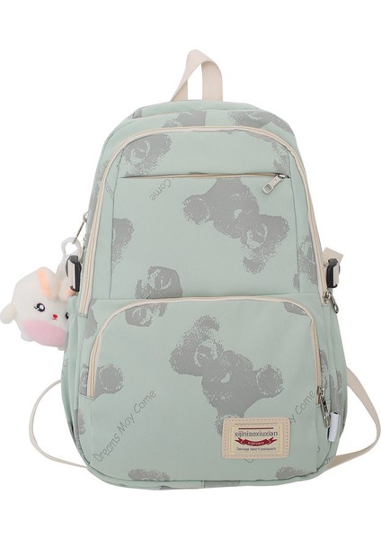 Sırt Kadın Ortaokul Kampüsü Büyük Kapasiteli Aydınlatma Ultra Hafif Okul Yaz Ürün Sırt Çantası (Yurt Dışından)