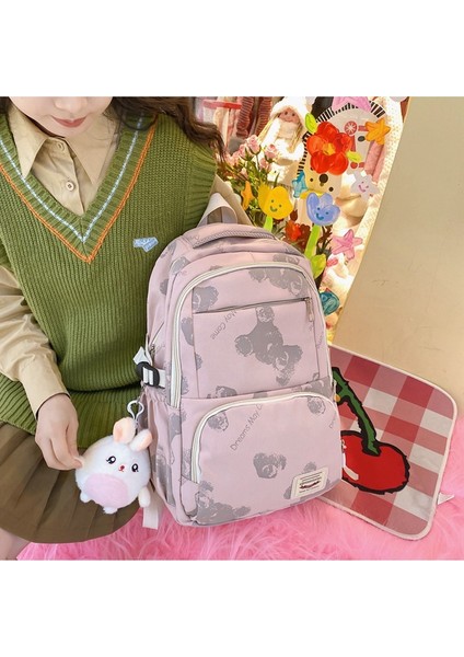 Sırt Kadın Ortaokul Kampüsü Büyük Kapasiteli Aydınlatma Ultra Hafif Okul Yaz Ürün Sırt Çantası (Yurt Dışından) modelleri