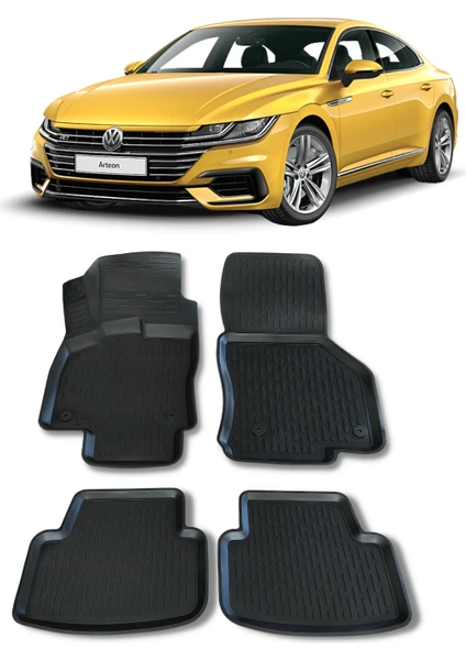 Volkswagen Arteon Paspas 2017 Sonrası 3D Havuzlu Wöller Paspas