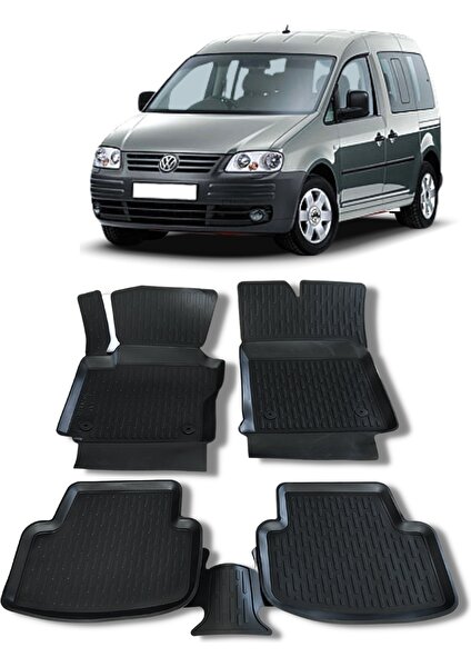 Volkswagen Caddy Paspas 2003 2010 Arası 3D Havuzlu Wöller Paspas