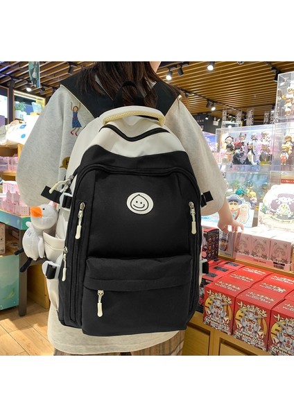 Okul Erkekler ve Kadınlar Büyük Kapasiteli Sırt Hafif Çift Sırt Çantası (Yurt Dışından) fırsatları