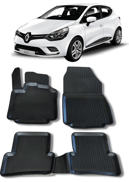 Renault Clio 4 Paspas 2013 2019 Arası 3D Havuzlu Wöller Paspas