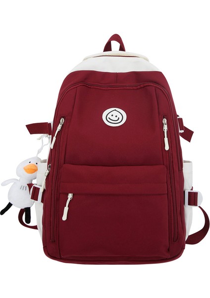 Okul Erkekler ve Kadınlar Büyük Kapasiteli Sırt Hafif Çift Sırt Çantası (Yurt Dışından)