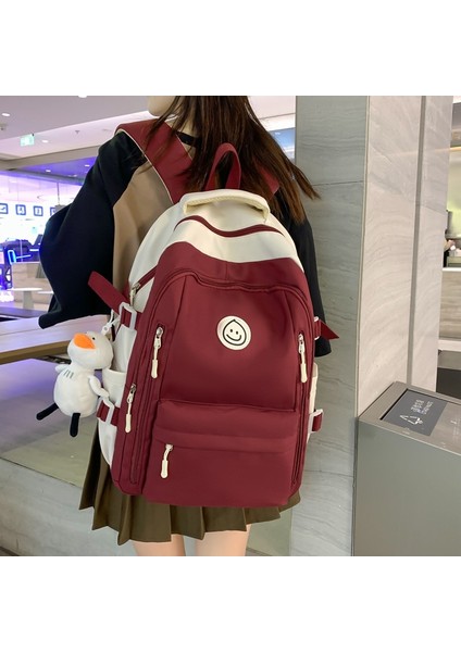 Okul Erkekler ve Kadınlar Büyük Kapasiteli Sırt Hafif Çift Sırt Çantası (Yurt Dışından) fiyatları