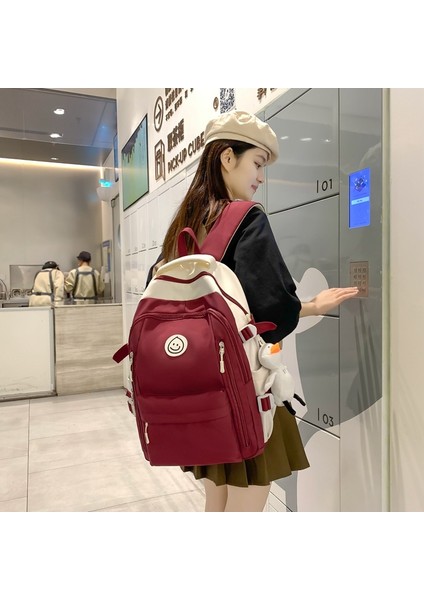 Okul Erkekler ve Kadınlar Büyük Kapasiteli Sırt Hafif Çift Sırt Çantası (Yurt Dışından) modelleri