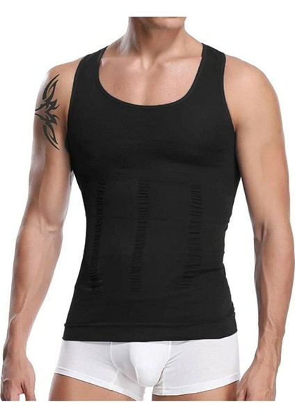 Erkek Atlet Korse Bel Göğüs Göbek Toparlayıcı