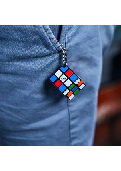 Key Ring Vıp Orıgınal Lıcensed Rubiks Cube 3x3 Orjinal Mini Anahtarlıklı Rubiks Küp 3x3 Zeka Küpü