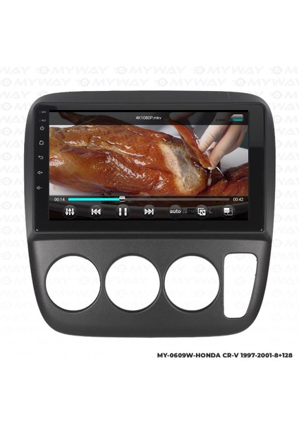 Honda Cr-V Android 12 Multimedya Carplay 4gb RAM+64GB HDD Navigasyon Ekran