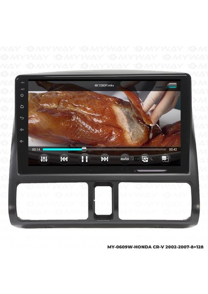 Honda Cr-V Android 12 Multimedya Carplay 4gb RAM+64GB HDD 2002-2007 Navigasyon Ekran