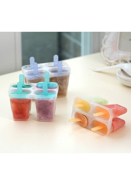 Popsicle Dondurma Kalıbı Ev Çocuk Dondurması Popsicle Dondurma Ev Yapımı Dondurma Kutusu (Yurt Dışından)