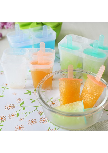 Popsicle Dondurma Kalıbı Ev Çocuk Dondurması Popsicle Dondurma Ev Yapımı Dondurma Kutusu (Yurt Dışından)