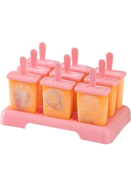 Gıda Sınıfı Pp Dondurma Modeli Dondurma Modeli Toz Geçirmez Anti-Lezzet Kapaklı Çubuk Buz Kalıbı Popsicle Kalıbı Popsicle Kalıbı (Yurt Dışından)