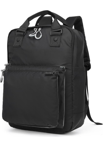 Ekstra Hafif Kumaş Unisex Sırt Çantası K21-3203 - Siyah modelleri