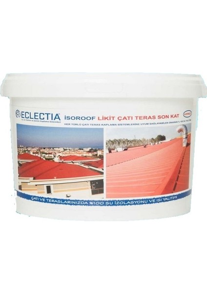 Isoroof Likit Çatı Son Kat Yeşil 18 Kg