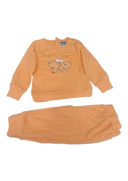 Nazar Baby 23621 Kelebek Baskılı Kız Takım indirimleri