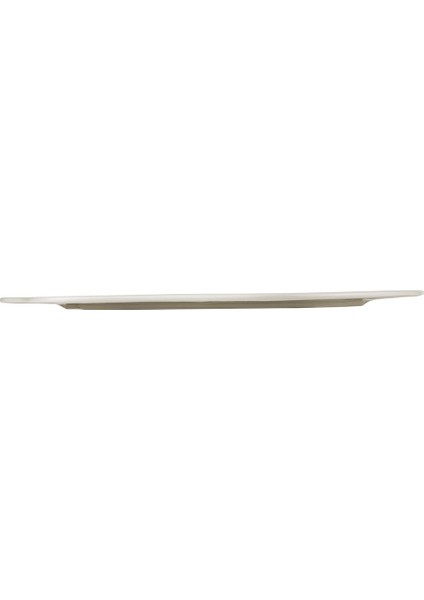 Skallop Tek Parça 34.5 cm Peynir Tabağı Krem