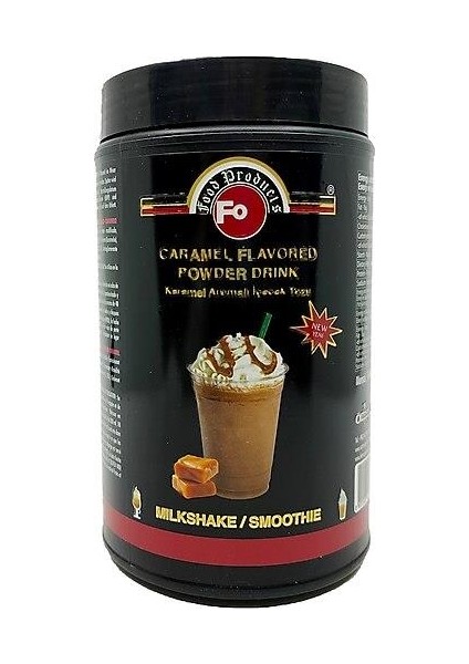 Karamel Aromalı İçecek Tozu Milk Shake Smothie 1 kg