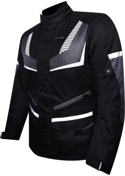 Otoanl Motosiklet Montu Maxdura Kumaş 4 Mevsim Reflektör Uzun Model ARK01 Grey