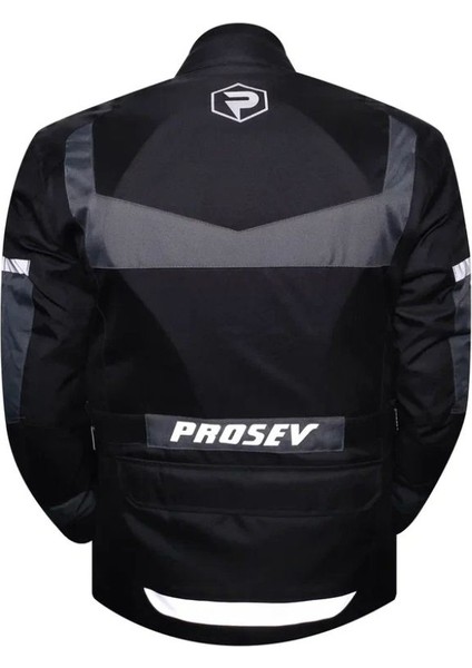 Otoanl Motosiklet Montu Maxdura Kumaş 4 Mevsim Reflektör Uzun Model ARK01 Grey modelleri